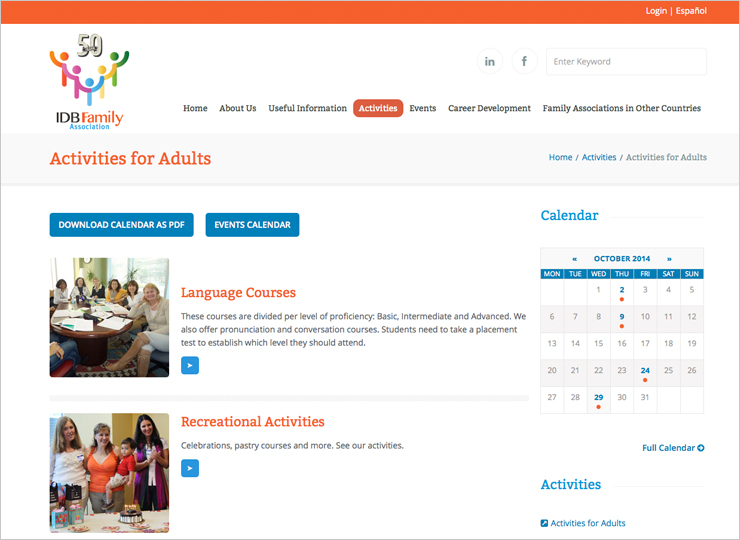 IDB Family Association